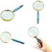 Magnifying Glasses for Hobbies Reading Magnifier Magnifying Glass Handheld HD 5 Times - Reading Newspaper Appreciation - Phnom Penh Blue Pattern Gift Magnifier Vision - Buy Online on GoSupps.com