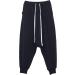 PANEGY Men's Loose Baggy Hip-hop Jogging Harem Pants - Black XL (Waist 29-30 inch) - Buy Online on GoSupps.com