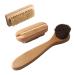 Lurrose nail cleaner nail cleaner 3pcs boot brush natural bristle brushes with wooden handle hand washing a brush for cleaning fingernail toenail (3) nail clean wood cleaner