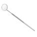 Merkt's brick stainless steel tooth mirror with non-slip handle removable mini mirror stainless steel cosmetic tool or tooth inspection mouth mirror for observing small details