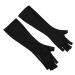 POPETPOP 1 Pair Nail Gloves Manicure Gloves Fingerless Gloves Gel Nail Led Lamp Nail Art Tools Fingerless Mitts Manicure Art Gloves Gloves Sun Protection Mj03 Polyester