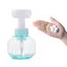 HOMU Foaming Soap Dispenser 300ml (10oz) Flower Foaming Bottle Empty Foam Liquid Hand Soap Containers BPA Free Plastic Press Bottles for Kitchen and Bathroom (Foaming Soap Only) Blue