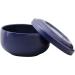 Premium Stainless Steel Beard Soap Cream Shell - Multifunctional Foaming Tool for Men - Washable Razor Cleaning Solution in Blue - Buy Online on GoSupps.com