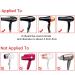 Hair Blower Diffuser Hairdryer Cover Styling Foldable Folding Collapsible Silicone Hairdressing Tool Attachment for Natural Wavy Fine Thick Hair for Home Barbershop Hairdressing Salon(Black) - Buy Online on GoSupps.com