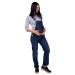 Wash Clothing Company Maternity Dungarees Darkwash Denim Blue Pregnancy Overalls Maternity Fashion IVY 16 Blue