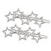 Set of 2 Silver Star Hair Clips - Stylish Hair Accessories for Women | Perfect Hairpins & Clamps - Buy Online on GoSupps.com