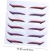 Mikinona 12 Pairs Glitter Eyeliner Self- Adhesive Eye Line Strip Eyeshadow Invisible Tape Double Sticker - Buy Online on GoSupps.com