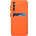 Tivenfezk Nadoli Silicone Case for Samsung Galaxy A34 5G - Ultra Thin Shockproof Scratch-Resistant Wallet TPU Cover with Credit Card Holder - Orange - Buy Online on GoSupps.com