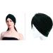 Dark Green Minkissy Velvet Bath Hair Towel Head Wrap | Decorative Makeup Headband Gift for Christmas - Buy Online on GoSupps.com