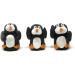 6X 3D Edible Penguin Cake Decorations with Snowflakes - Buy Online on GoSupps.com