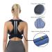 Adjustable Clavicle Posture Corrector - Back Support Belt for Men & Women | Relieve Back Pain Improve Posture & Prevent Scoliosis (Small Black - Buy Online on GoSupps.com