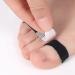 Bunion Corrector & Toe Separator Guard - Elastic Black Feet Wrap for Bunion Relief - 4x1.3cm - Buy Online on GoSupps.com
