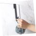 Mikikit 2pcs Bathroom Door Hook Black Wallet Keychain Over The Door Towel Hook Glass Door Hanger Clothing 17.8X4CM Black - Buy Online on GoSupps.com