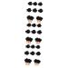 FOMIYES 3 Sets Rose Hair Clip Flower Hair Clips for Women Rose Flower Hair Pin Rose Clips for Hair Wedding Hair Comb Bridal Accesorios Para Mujer Wedding Headdress Abs Fabric