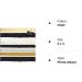 Tallon Black & Gold Stripes Photo Album - Holds 200 Photos, 6x4 Memo Slip-in - Buy Online on GoSupps.com