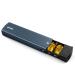 Auvon tablet box 7 days made of aluminum with sliding design stylish pill box 7 days to protect privacy BPA-free medication box with a large compartment for medication vitamins fish oil