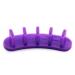 Alexnailart 3-Piece Nail Display Stand Set Gel Nail Polish Training Tools with 10 Nail Tips - Purple Violet - Buy Online on GoSupps.com