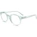Koosufa Anti Blue Light Reading Glasses for Men & Women | Spring Hinge Round Visual Aid | Multiple Strengths Available (1.0 - 4.0) - Buy Online on GoSupps.com