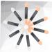 Didiseaon 150 Pcs Makeup Brush Eye Shadow Brush Sponge Eye Shadow Applicator Miss Makeup Tools Mix mediumx3pcs Assorted Colorx3pcs - Buy Online on GoSupps.com