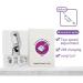 Heated Eyelash Curler - Fast Rechargeable Electric Curler for Natural Curling Lashes - Medium Size P - Buy Online on GoSupps.com