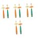 JECOMPRIS 8 STK Baby toothbrush baby toothbrush children toothbrush Grad toothbrush for the oral care of babies mouth cleaning toothbrush manual infant products travel pebbles 1 piece (1 Pack)