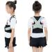 Buy Lumbar Posture Corrector Adjustable Back Brace - Shoulder Protection Corset (L Code) - Black & Grey - Buy Online on GoSupps.com