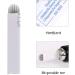 Pack of 50 Micro Blading Blades Curved 18-Pin Semi Permanent Eyebrow Make-Up - Buy Online on GoSupps.com