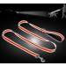 Taglory Reflective Dog Leash for Medium to Large Dogs | Padded Handle & Double-Sided | Supports 10-75 kg | 1.2m x 2.5cm | Durable Orange Design - Buy Online on GoSupps.com