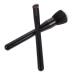 Baluue 2 Pcs Flat Blush Brush Wooden Handle Powder Blush Foundation Makeup Brushes