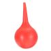 Lurrose Limpiador de Oidos 1 piece of rubber ball Spring rubber rubber base blower keyboard cleaner headphone cleaner earphone earsball dirt brass ball squash ball ear washball red