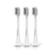3pcs Replacement Brush Heads for Hyslor Electric Toothbrush Sonic Clean 1000/2000  Air Clean 1  Romenic T10X  H20S Small and Soft Brush Heads  Pearl White
