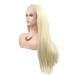 613 Blonde Lace Front Wig for Women - Long Soft & Realistic Heat-Resistant Synthetic Wig with Natural Hairline - 24 Inch Golden Straight Hair - Buy Online on GoSupps.com