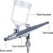 Cosmetic Beauty Equipment Spray Gun Portable High Pressure Spray Injection Oxygen Infusion Spray Gun Water Oxygen Sprayer 6.1*1.1in - Buy Online on GoSupps.com