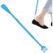 Ergonomic Long Handle Back Scratcher & Shoe Horn | Blue Itching Relief Tool - Buy Online on GoSupps.com