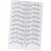 Ipetboom 20 Pcs Disposable Eyebrow Ruler Sticker Scale Ruler Microblading Eyebrow Ruler Tool Make up - Buy Online on GoSupps.com