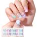 Stylish Semi-Cured Gel Nail Strips Quality Manicure Stickers Nails Art Decoration Suitable for Nail Enthusiasts Bss0230 - Buy Online on GoSupps.com