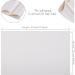 White Faux Leather Roll 12X53 - Perfect for Crafts, Earrings, Bows, Sewing - Buy Online on GoSupps.com