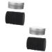 Didiseaon 2 Sets Makeup Sponge Tools Cleaning Tool Makeup Brush for Cleaning Cosmetic Sponge Color Heart Shaped Glass Dish Make up Disposable Cleaner Activated Carbon Sponge