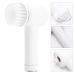 Electric Cleaning Scrubber Rotating Shower Scrubber Power Cleaning Brush with 4 Replaceable Head 1500mah Cordless Scrubber for Bathroom Kitchen Car Wash 5 Brush Heads