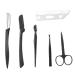 Housoutil 1 Set Eyebrow Razor Eyeborw Comb Eyeborw Eyeborw Eyebrow Shaper