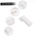 Minkissy 4 Pairs Bicycle Clips & Helmet Hooks | Double Glasses Case for Women | Sport Mask Connections & Birth Control Face Mask | White PVC Ski Accessory - Buy Online on GoSupps.com