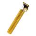 minkissy 1 Set Hair Clipper Rechargeable Hair Shaver Men Grooming Trimmer Electric Body Shaver Mens Hair Trimmer Cordless Shaver for Men Bald Head T9 Barber Supplies Oil Head Aluminum Alloy 15.5X3X3CM Yellow