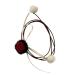 KUAIYIJU Adjustable Rose Ribbon Necklace Embellished Bow Pendant Fashion Accessory for Daily Wear and Party