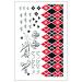 DaLin HQ Collection Temporary Tattoos - 3 Large Sheets for Costume Accessories and Parties - Buy Online on GoSupps.com