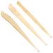 3pcs Tool Horn Tools Yellow Wooden: Men Portable for Women Pickers Care Cleaner Practical Cleaning Spoons Spring Convenient Earwax Removable Sheep Home Cleansing