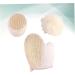 Housoutil 9 Pcs Bath Glove Set - Exfoliating Scrub Gloves & Loofah Mitts for Body Care - Double Sided Bath Spa Essentials - Buy Online on GoSupps.com
