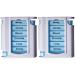 Osma pill/tablet box 13x11x4cm weekly division (pack of 2) 1 piece (pack of 2)