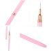 Ipetboom Nail Art Drawing Pen Nail Art Pen Hand Held Mirror Nail Art Polish Pens No Bend Hair Clips Pro Tools Kit U as Acrilicas Nail Tip Brush Nails Gel Major Pink Copper Nail Set 17.9x1cm Pink - Buy Online on GoSupps.com