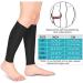 Yosoo Health Gear Calf Compression Socks 20-30mmHg for Varicose Veins - Black Large - Buy Online on GoSupps.com