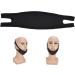 Adjustable Snoring Stop Belt Chin Strap - Black Nylon for Men and Women - Bedroom and Office Sleep Aid - Buy Online on GoSupps.com